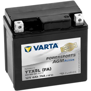 MC Batteri AGM VARTA TX5L (FA) 12V 4Ah 75A -  APRILIA