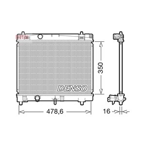 Radiator, motorkj&#248;ling