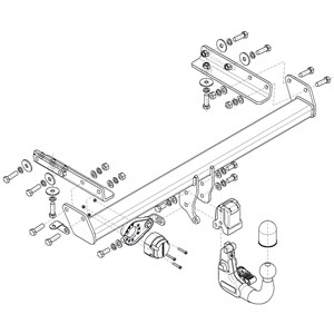 Dragkrok Avtagbar Subar Outback (bt) subaru outback