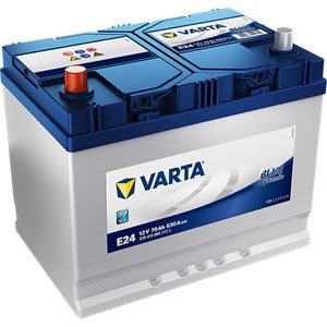 STARTER BATTERI VARTA BLUE DYNAMIC E24 12V 70AH 630A, Bagasjerom, Fotrom