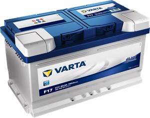 STARTER BATTERI VARTA BLUE DYNAMIC F17 12V 80AH 740A, Bagasjerom, Fotrom