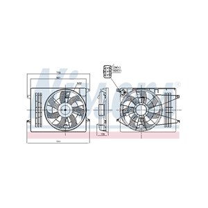 Ventilator, motorkj&#248;ling