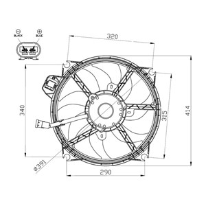 Ventilator, motorkj&#248;ling