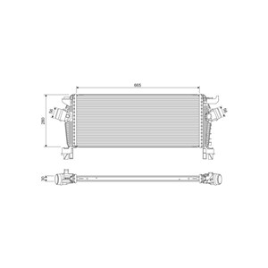 Intercooler opel,vauxhall 1302259 13393988