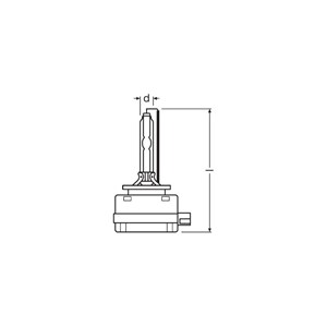 Xenonp&#230;re Osram Xenarc Cool blue boost D3s, PK32d-5, Universal