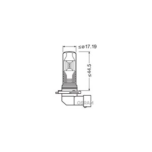 LED-lampe Osram LEDriving  FL PY20d, Universal