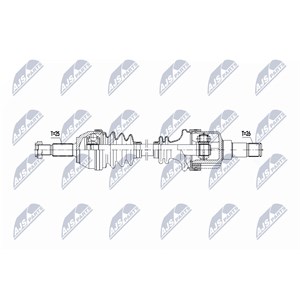 Drivaksel Ford Fiesta Vi (cb1, Ccn), Framaksel venstre