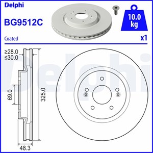 Bromsskiva Framaxel hyundai tucson kia sportage v 51712N7100