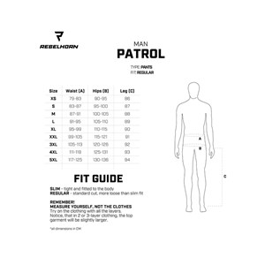 Mc Tekstilbukser Rebelhorn Patrol Grey M, Universal