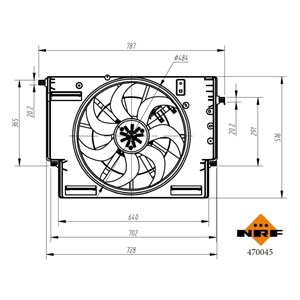 Ventilator, motorkj&#248;ling