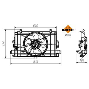 Ventilator, motorkj&#248;ling