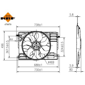 Ventilator, motorkj&#248;ling