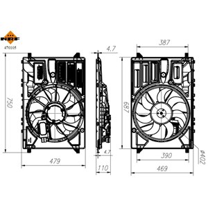 Ventilator, motorkj&#248;ling