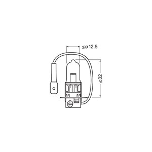 Halogenp&#230;re OSRAM ORIGINAL H3 PK22s