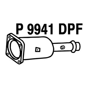 Dieselpartikelfilter peugeot 307 307 break 307 sw 1731-Y7 1740-07