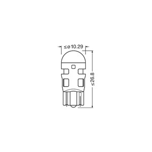 Lysp&#230;re Osram LEDriving SL W2.1x9.5d, Universal