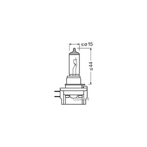 Lysp&#230;re Osram Original H11B PGJY19-2, Universal