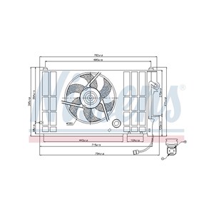 Ventilator, motorkj&#248;ling, Venstre