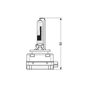 Gl&#248;dep&#230;re Xenon D3R PK32d-6, 6000K, Universal