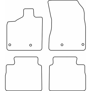 Tekstilmatte kup&#233; Nissan X-Trail IV (T33) excl. e-Power, Foran eller bak