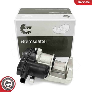 Bremsecaliper, H&#248;yre bakaksel, Bak akselen