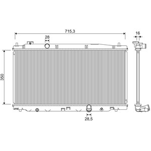 Radiator, motorkj&#248;ling