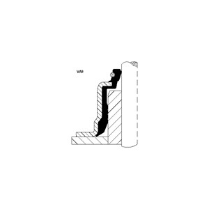 Tetningsring, ventilstamme, Eksosside, Innl&#248;psside