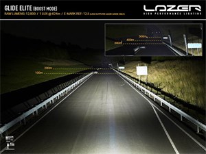 Lazer LED-rampe Glide Elite med posisjonslys, Universal