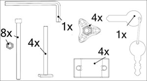 Ski-holder Takstativ - Turtle APEX, Universal