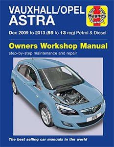 Haynes Reparasjonsh&#229;ndbok, Vauxhall / Opel Astra 2009-13, Universal