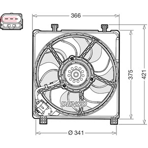 Ventilator, motorkj&#248;ling