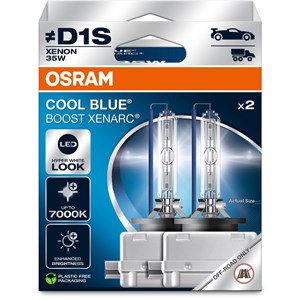 Xenonp&#230;re Osram Xenarc Cool Blue Boost D1S, Pk32d-2, Universal