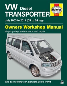 Haynes Reparationshandbok Engelska VW Transporter Diesel (T5)